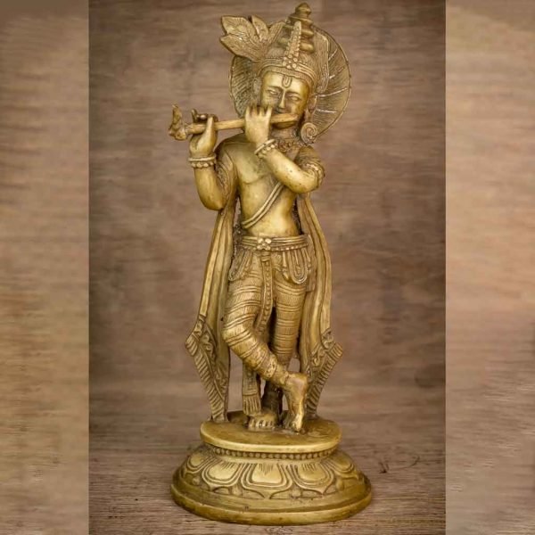 Krishna Statue Ivory - krishna statue -Antique Krishna Statue -krishna statue - krishna radha - radhe krishna - gopi krishna - gopala - murlidhar - statue - radhe krishna statue - radhe krishna dansing statue - bhagwan krishna statue