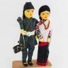 newar couple doll - nepali cultural dress - newar couple - doll - thamelshop - decor item -nepali cultural dress