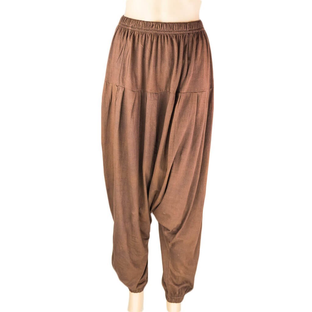 Drop Crotch Harem Pant – Brown | Thamel Shop