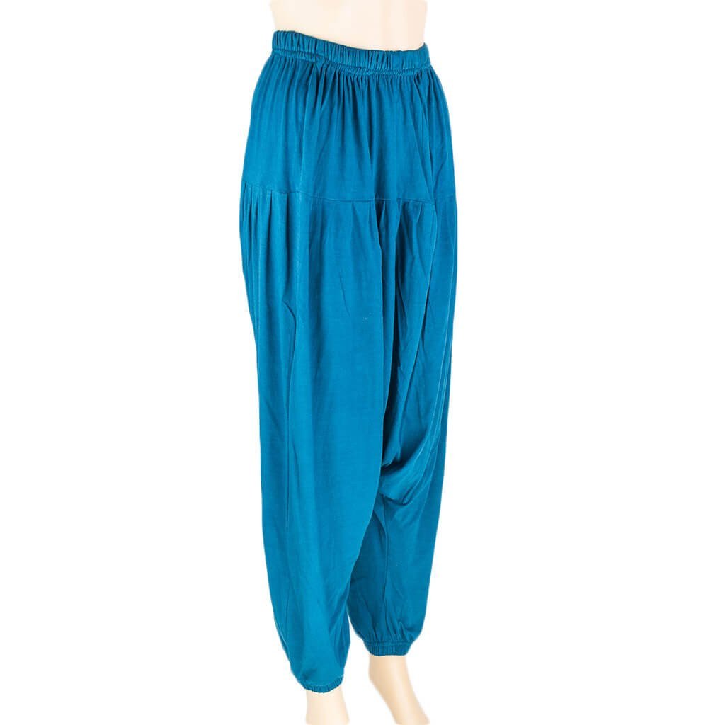 Drop Crotch Harem Pant – Turquoise | Thamel Shop