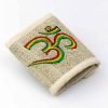 Om Mantra Embroidered Hemp Wallet