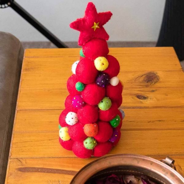 Felt Ball Christmas Tree