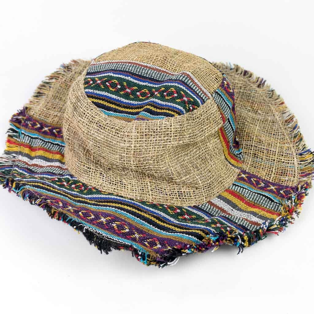 Assorted Hemp Sun Hat - Mix Patch | Thamel Shop