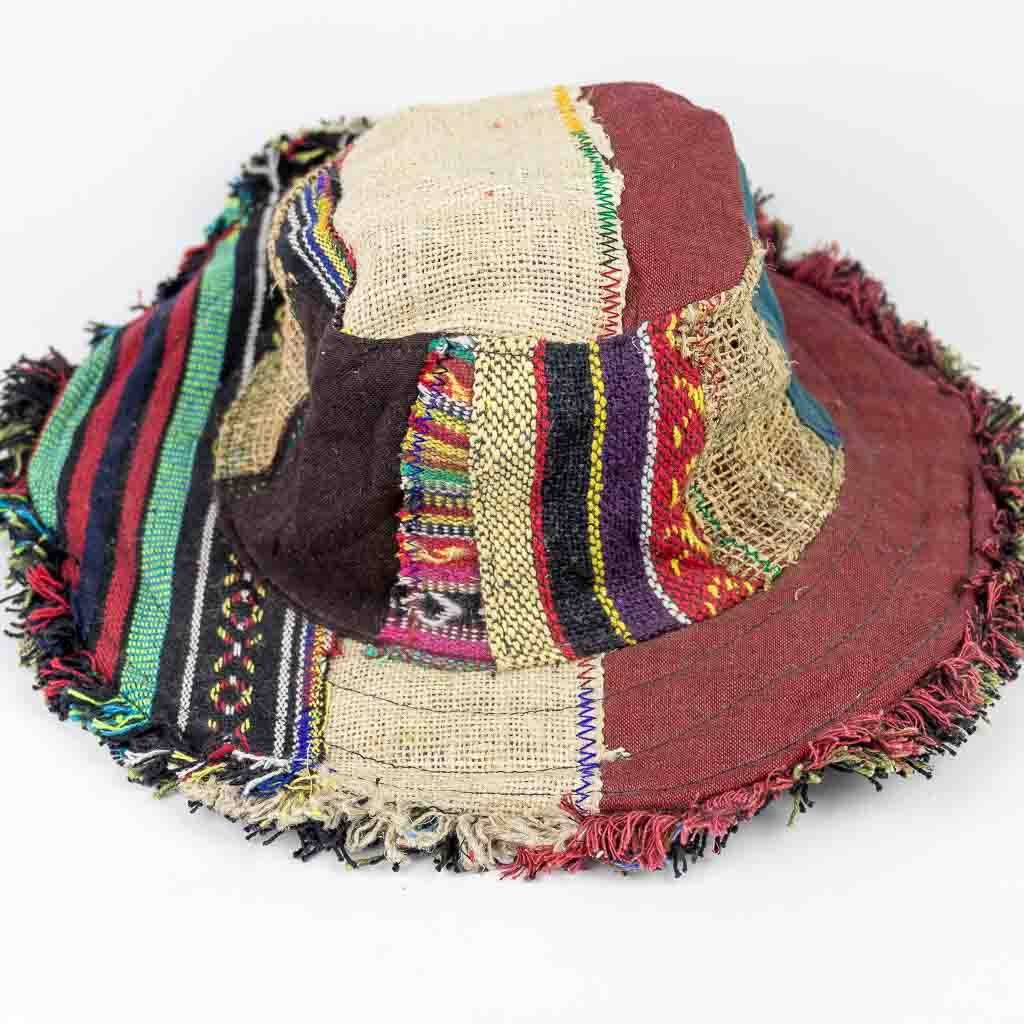 Assorted Hemp Sun Hat - Mix Patch | Thamel Shop