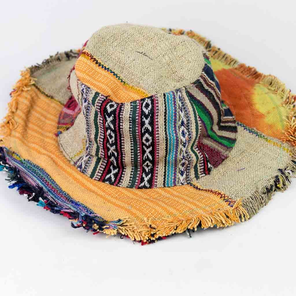 Assorted Hemp Sun Hat - Mix Patch | Thamel Shop